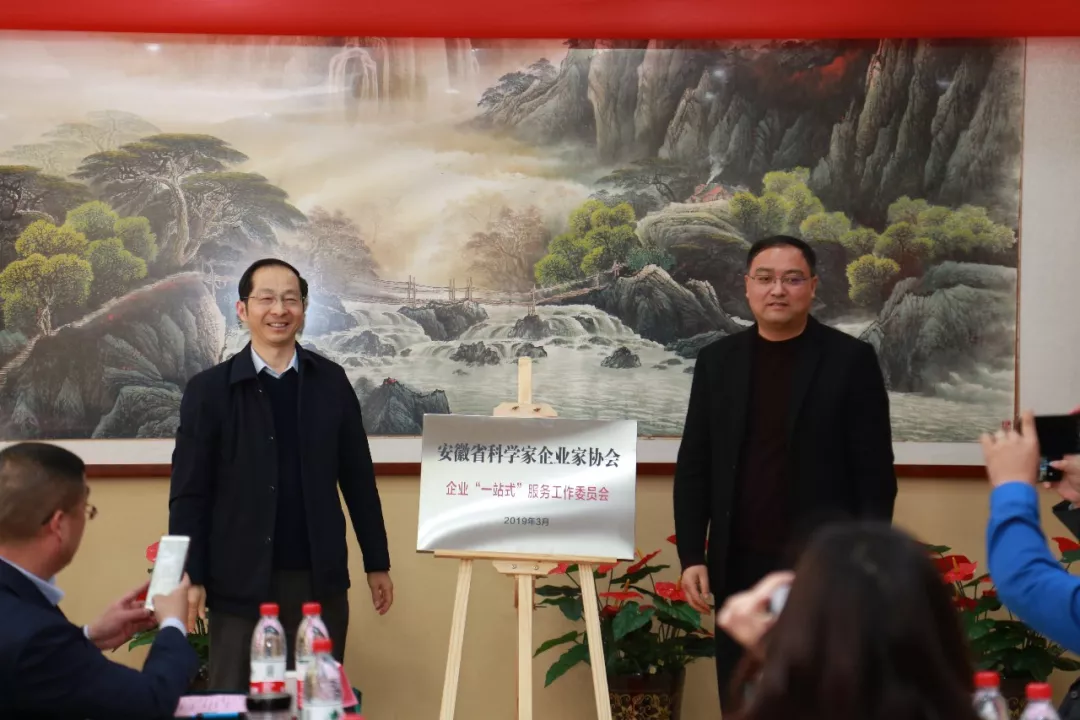 安徽省科学家企业家协会企业“一站式”服务工作委员会在京师合肥分所揭牌